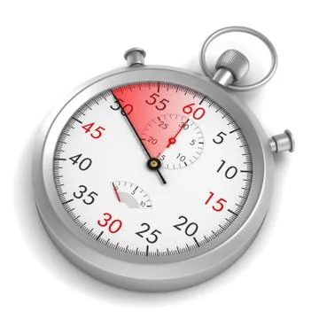 Stopwatch concept illustration Stock Illustration