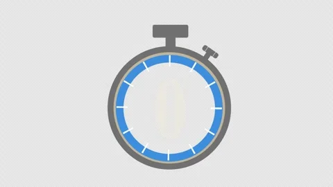 Stopwatch Countdown Timer Animation Stock Footage 311450413