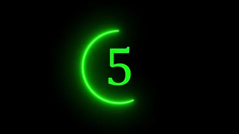 Stopwatch countdown timer animation . Timer from 10 to 0 seconds 10 s Stock Footage 310220671