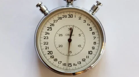 The Stopwatch Counts Time Stock-Footage 58819001