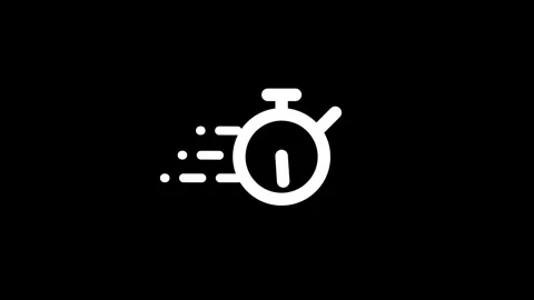 Stopwatch depicting time tracked task lists animation 스톡 동영상 335223064