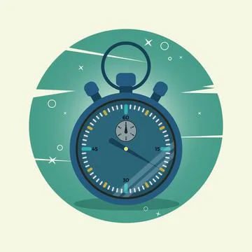 Stopwatch design vector illustration Stock Illustration