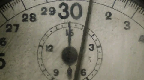 Stopwatch extreme close Stock Footage 29680083