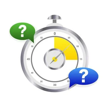 Stopwatch. Fast time. watch the notification timer. Vector illustration Stockillustratie