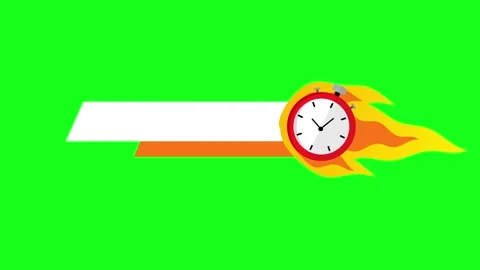 Stopwatch fire burning blank template promo special offer background place .. Stock Footage 312908715