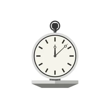 Stopwatch flat icon Stock Illustration