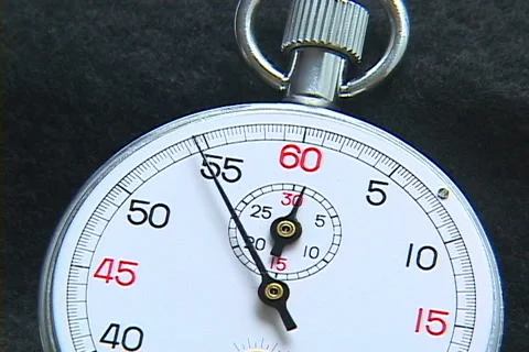 Stopwatch Stock Footage