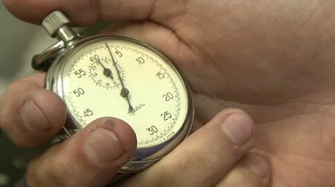 Stopwatch in hand Stock-Footage 11303530