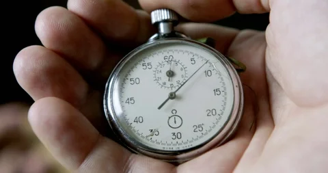 Stopwatch in hand Stock Footage 111369367