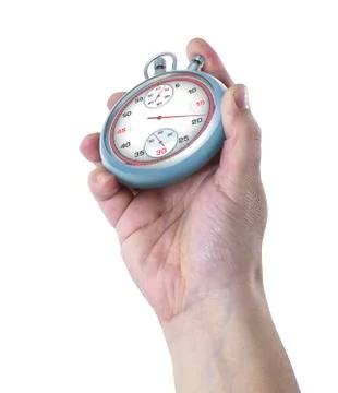 Stopwatch Hand Stock Illustration