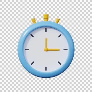 Stopwatch icon. 3d render. イラスト素材