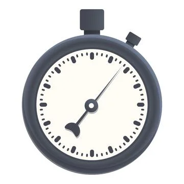Stopwatch icon cartoon vector. Time clock Stock Illustration