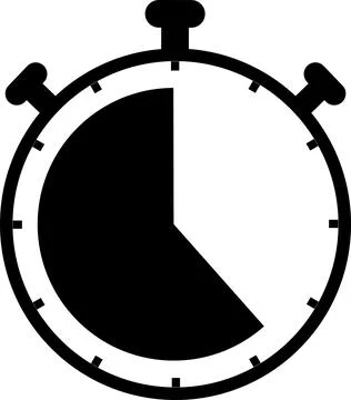 Stopwatch icon, clock icon, Countdown timer symbol, Sport clock, timer symbol Stock Illustration