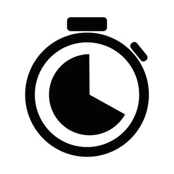 Stopwatch icon design template. Vector illustration EPS10 Illustrazione stock