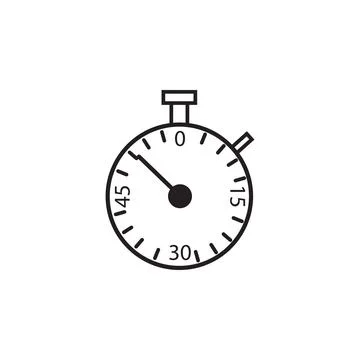 Stopwatch icon. Element of Measuring items for mobile concept and web apps. Icon Stock Illustration