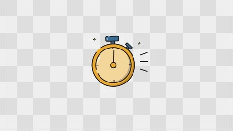 Stopwatch icon Video stock 308914745