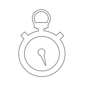 Stopwatch icon Stock Illustration