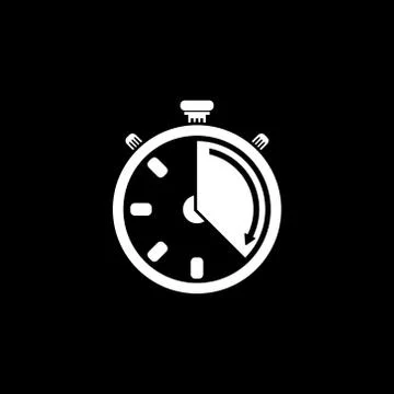 Stopwatch icon Stock Illustration