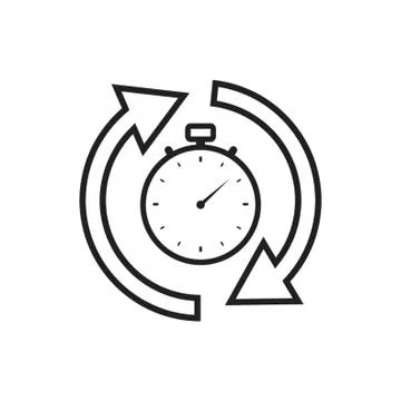 Stopwatch icon Stock-Illustration