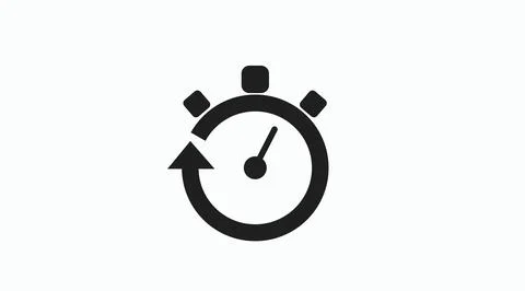 Stopwatch Icon. Stock Illustration