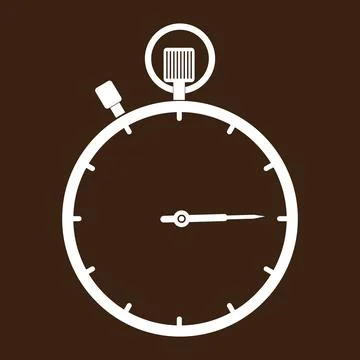 Stopwatch icon Stock Illustration