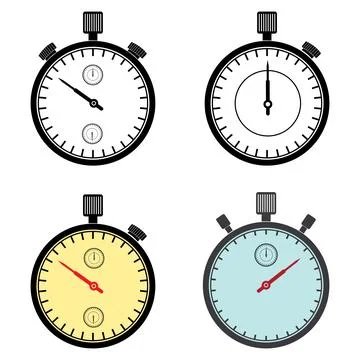 Stopwatch icon Stock Illustration