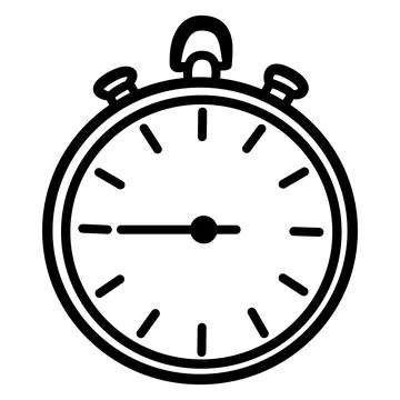 Stopwatch icon Stock Illustration