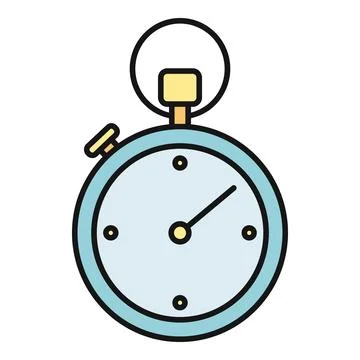 Stopwatch icon measuring timing and speed concept Stock Illustration