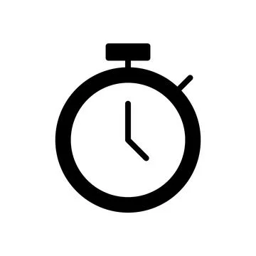 Stopwatch icon vector illustration. Timer sign and symbol. Countdown icon. .. イラスト素材