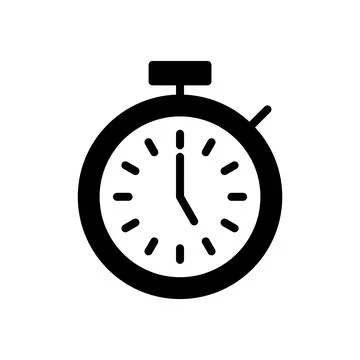 Stopwatch icon vector illustration. Timer sign and symbol. Countdown icon. .. Illustrazione stock