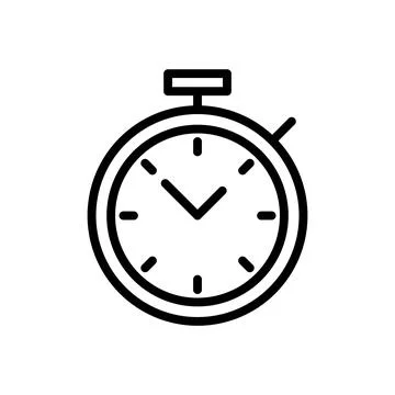 Stopwatch icon vector illustration. Timer sign and symbol. Countdown icon. .. Stock-Illustration