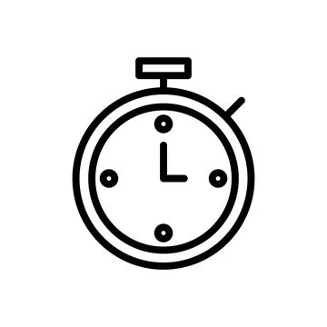 Stopwatch icon vector illustration. Timer sign and symbol. Countdown icon. .. 스톡 일러스트