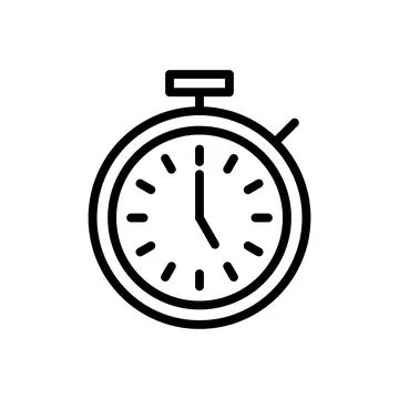 Stopwatch icon vector illustration. Timer sign and symbol. Countdown icon. .. Stock-Illustration