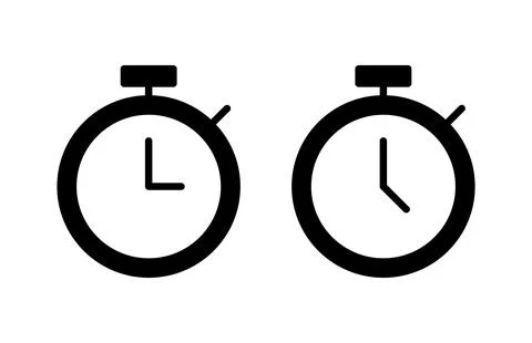 Stopwatch icon vector illustration. Timer sign and symbol. Countdown icon. .. 스톡 일러스트