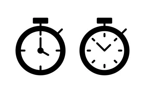Stopwatch icon vector illustration. Timer sign and symbol. Countdown icon. .. Stock-Illustration