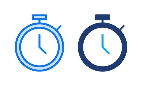 Stopwatch icon vector illustration. Timer sign and symbol. Countdown icon. .. 스톡 일러스트