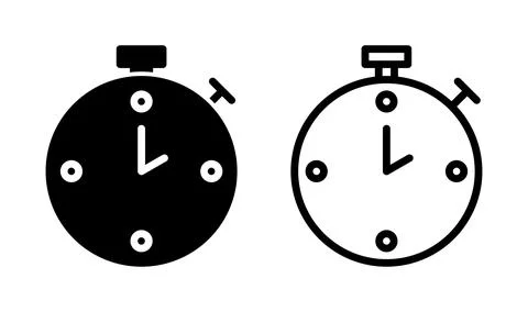 Stopwatch icon vector. Timer icon. Countdown icon. Stock-Illustration