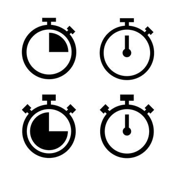 Stopwatch icon vector. Timer sign and symbol. Countdown icon. Period of time イラスト素材