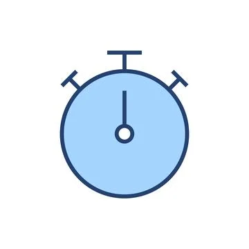 Stopwatch icon vector. Timer sign and symbol. Countdown icon. Period of time Stock Illustration