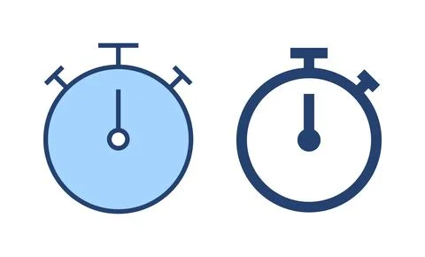 Stopwatch icon vector. Timer sign and symbol. Countdown icon. Period of time イラスト素材