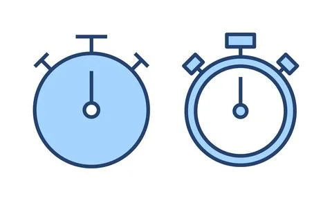 Stopwatch icon vector. Timer sign and symbol. Countdown icon. Period of time 스톡 일러스트