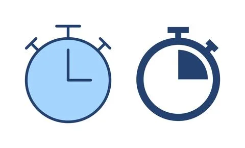 Stopwatch icon vector. Timer sign and symbol. Countdown icon. Period of time イラスト素材
