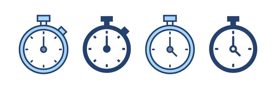 Stopwatch icon vector. Timer sign and symbol. Countdown icon. Period of time イラスト素材