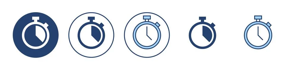 Stopwatch icon vector. Timer sign and symbol. Countdown icon. Period of time イラスト素材