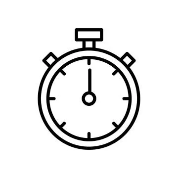 Stopwatch icon vector. Timer sign and symbol. Countdown icon. Period of time イラスト素材