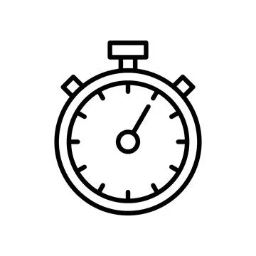 Stopwatch icon vector. Timer sign and symbol. Countdown icon. Period of time Stock-Illustration