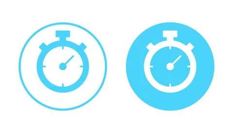 Stopwatch icon vector. Timer sign and symbol. Countdown icon. Period of time Stock-Illustration