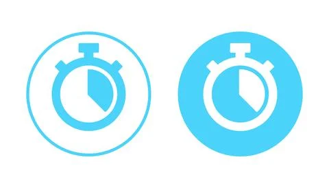 Stopwatch icon vector. Timer sign and symbol. Countdown icon. Period of time イラスト素材