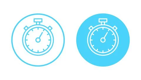 Stopwatch icon vector. Timer sign and symbol. Countdown icon. Period of time 스톡 일러스트