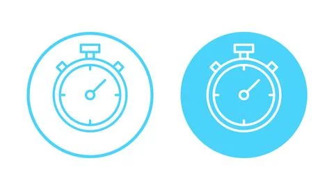 Stopwatch icon vector. Timer sign and symbol. Countdown icon. Period of time イラスト素材